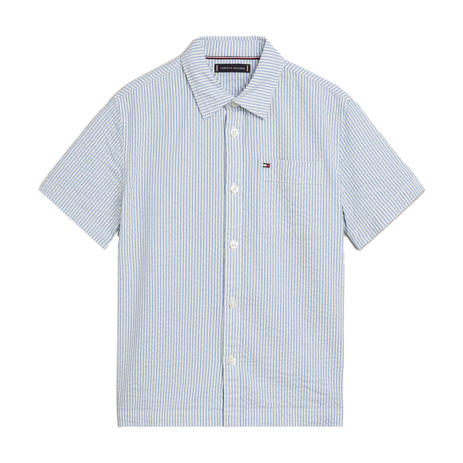 Tommy Hilfiger Seersucker Stripes Shirt S/S 3-7Y